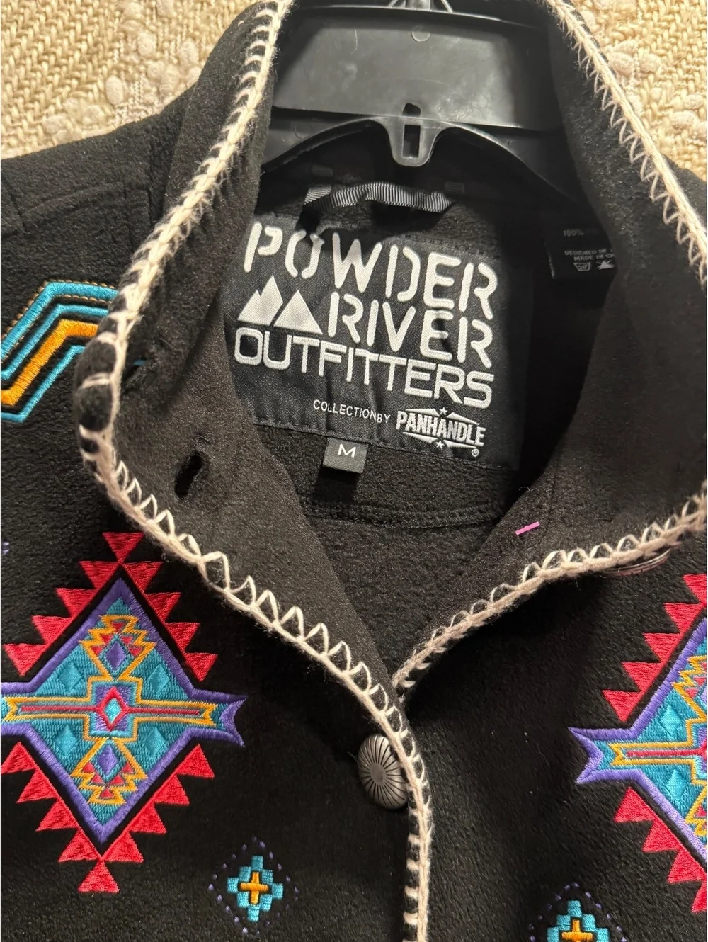 Power River Collection by Panhandle Women's Aztec-Boho Style Western Jacket Sz M